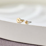 14K Gold Classic Ball Threadless 2mm Piercing