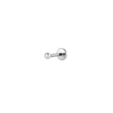 14K White Gold Classic Ball Threadless 2mm Piercing