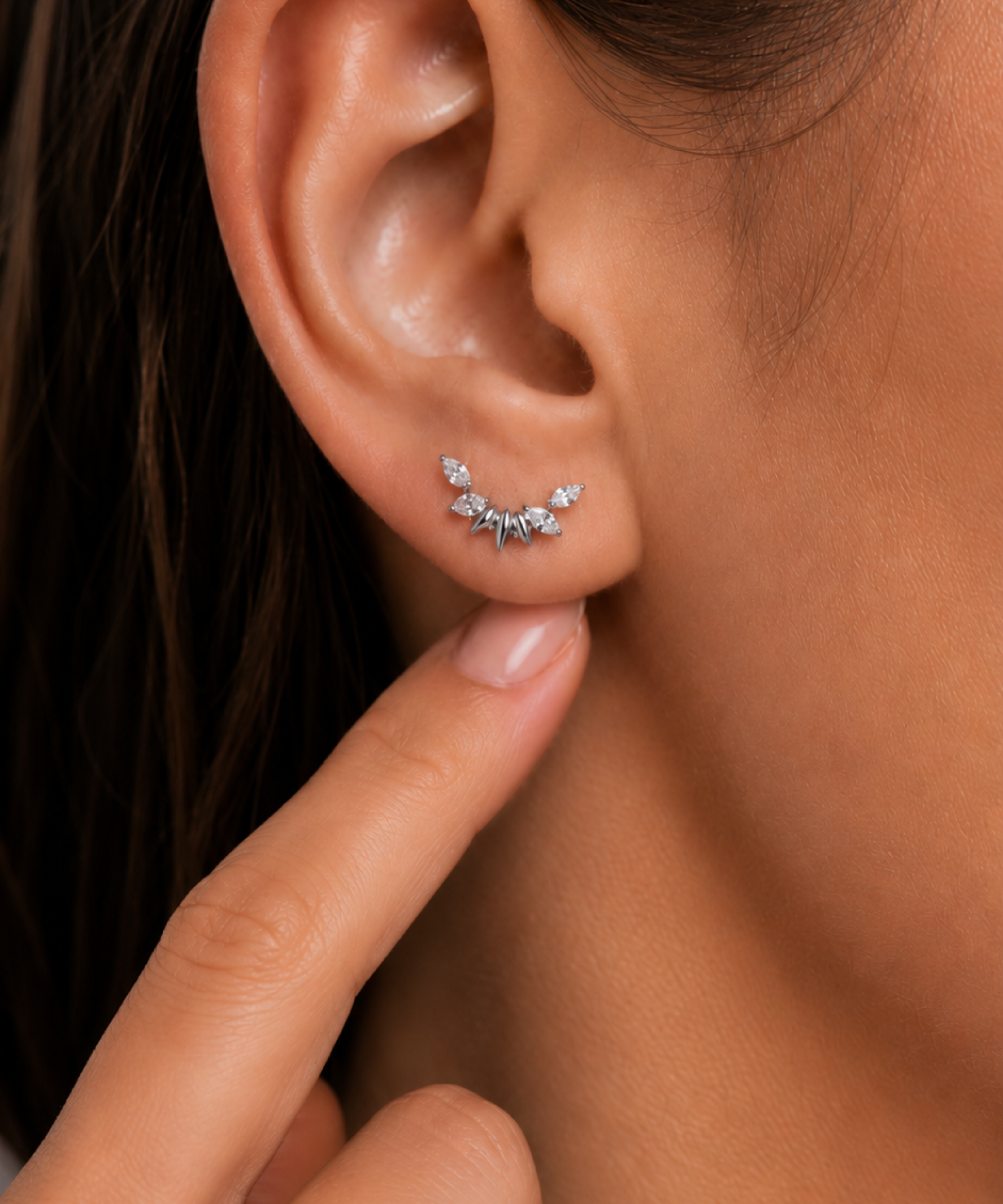 Titanium Aurora Wing Piercing